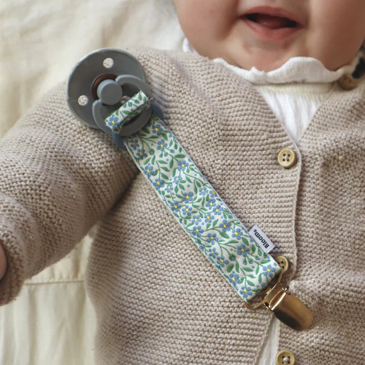Schnullerkette Biarritz - Handgefertigt - Baby Bloom Clips