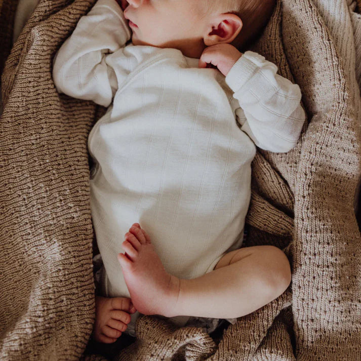 Wrap bodysuit - 100% merino wool - Joha