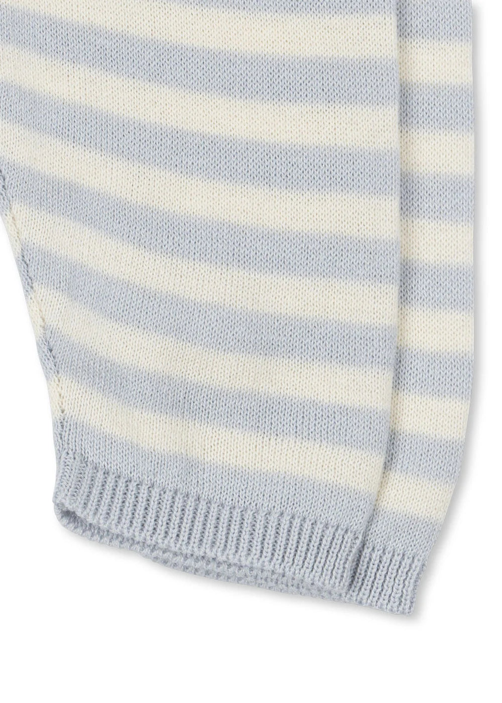 Thinly Knitted Pants - Venti Knit Leggings - Gray Dawn/Blue - Organic Cotton - GOTS - Konges Sløjd