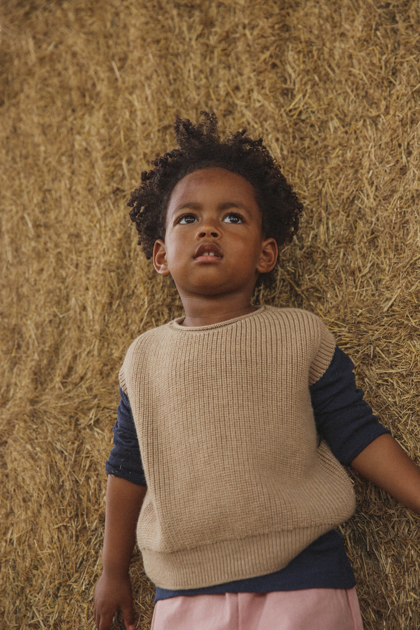 Vest Harvey Kids - 100% extra fine Italiaanse merino wol - HVID