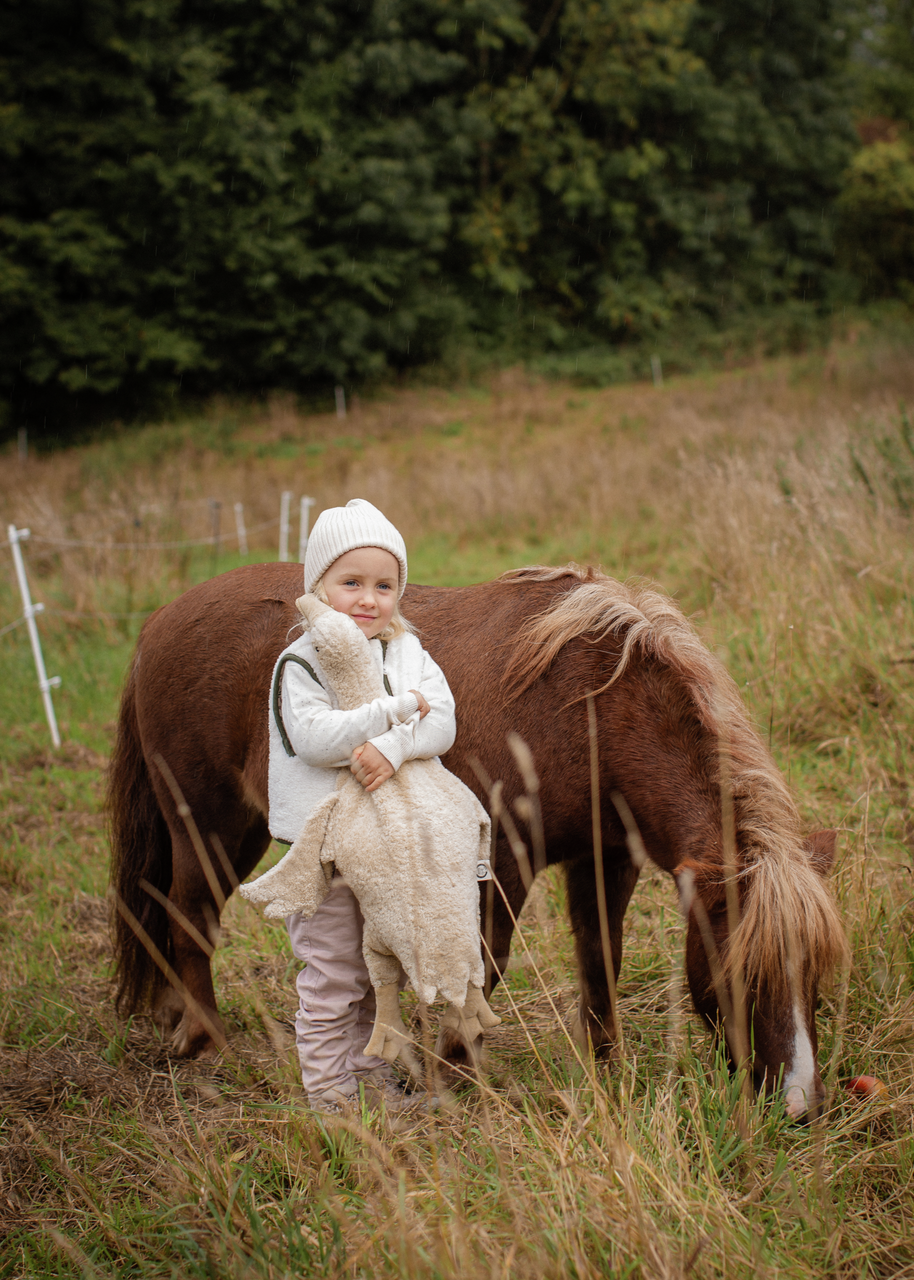 Warmte kussen Large - Gans - Biologisch katoen - Beige - Senger Naturwelt