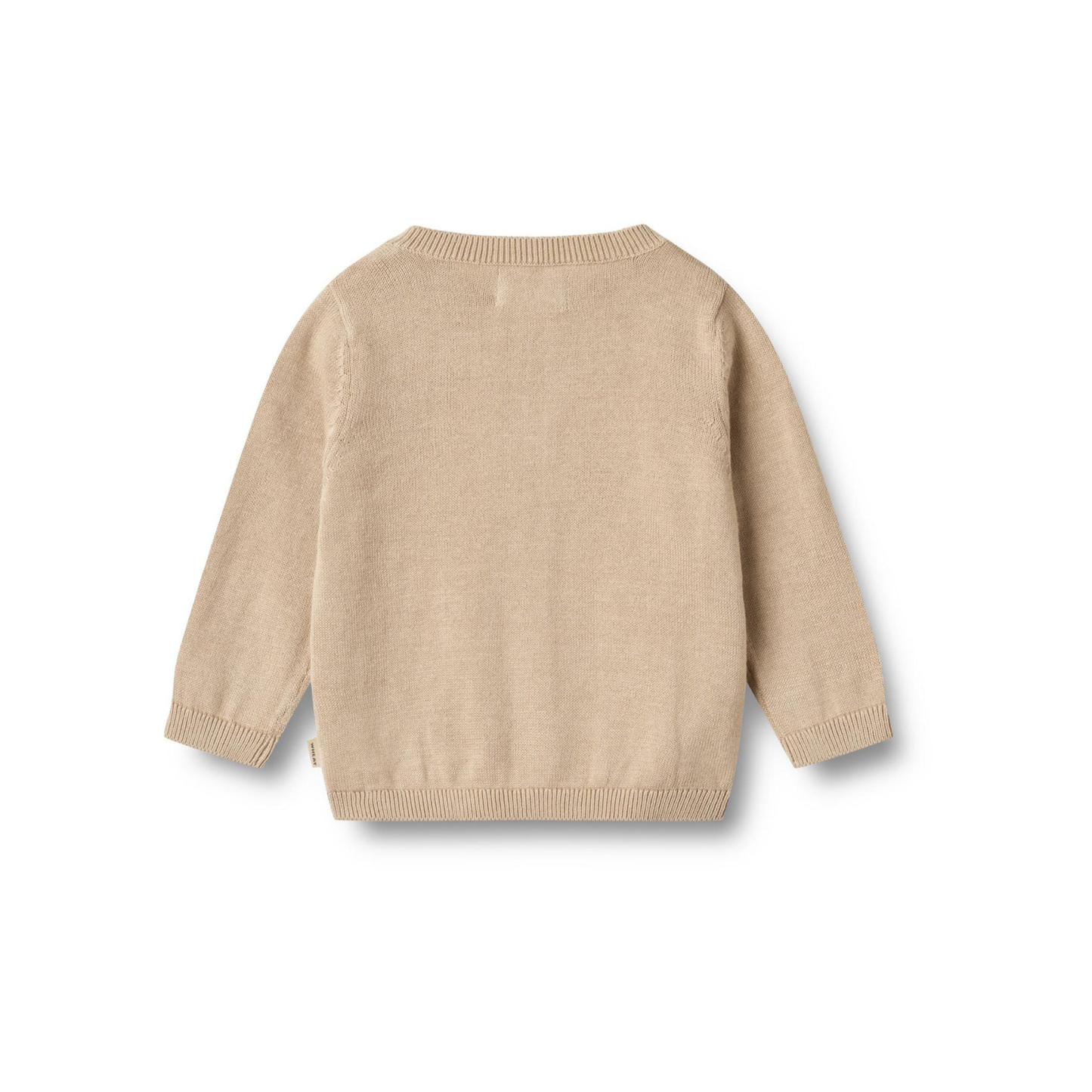 Gebreid vestje - Warm Sand Knit - Cardigan Sofus - Biologisch katoen - Wheat