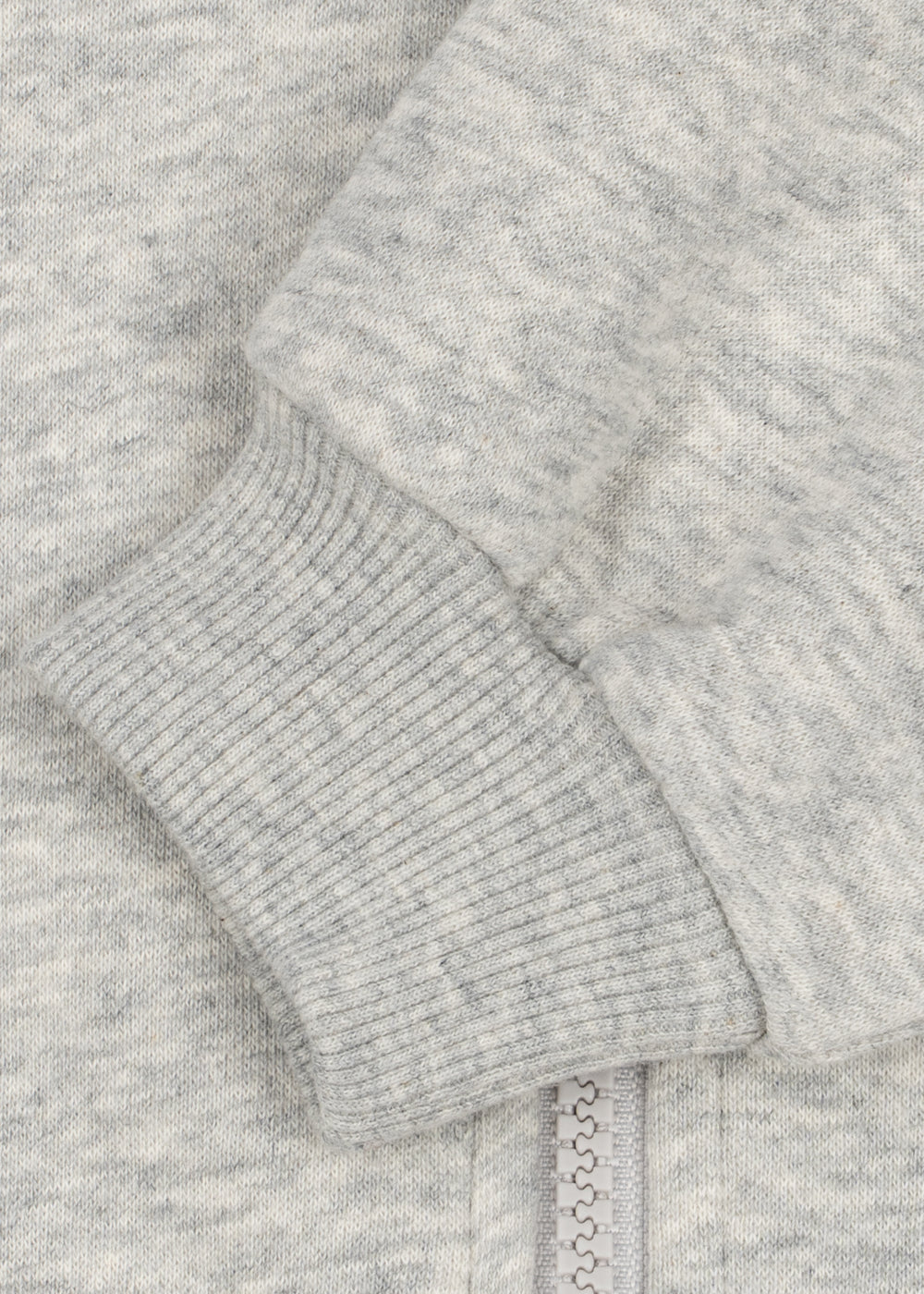 Sweatshirt Cardigan Lou with tiger print – Grey Melange – Konges Sløjd