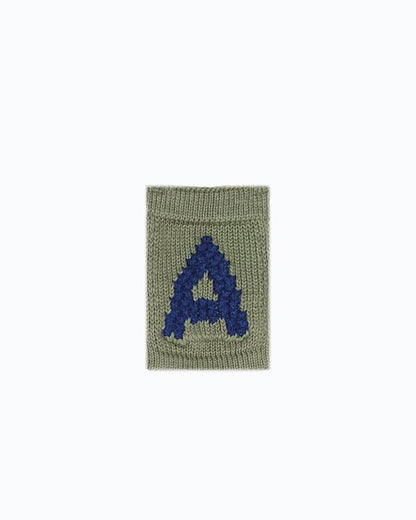 Gestrickte Buchstaben-Wimpelkette A-M - Knitted Letters - Blautöne - SmallStuff