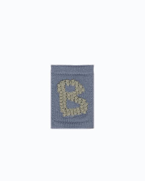 Gebreide letter vlaggetjes A-M - Knitted Letters - Blauwe tinten - SmallStuff - productfoto - afbeelding 3