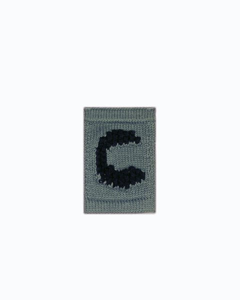 Gestrickte Buchstaben-Wimpelkette A-M - Knitted Letters - Blautöne - SmallStuff