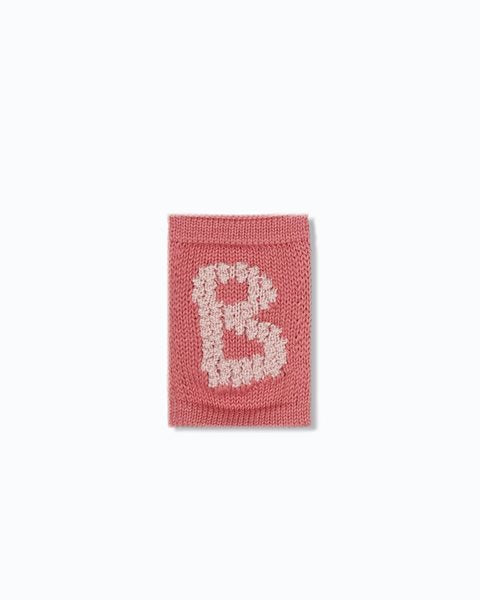 Gebreide Buchstaben-Wimpel A-M - Knitted Letters - Rosatöne - SmallStuff