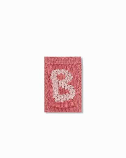 Gebreide Buchstaben-Wimpel A-M - Knitted Letters - Rosatöne - SmallStuff
