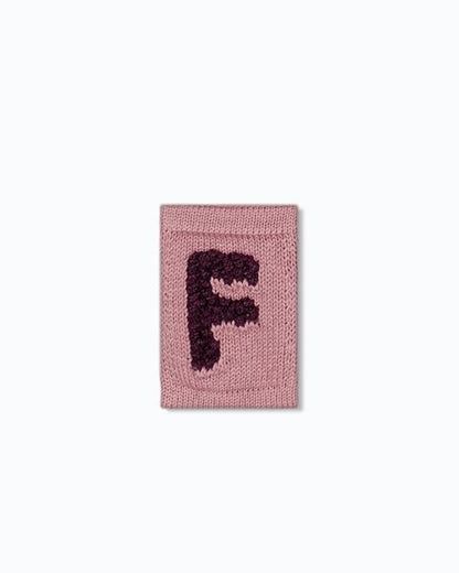 Gebreide Buchstaben-Wimpel A-M - Knitted Letters - Rosatöne - SmallStuff