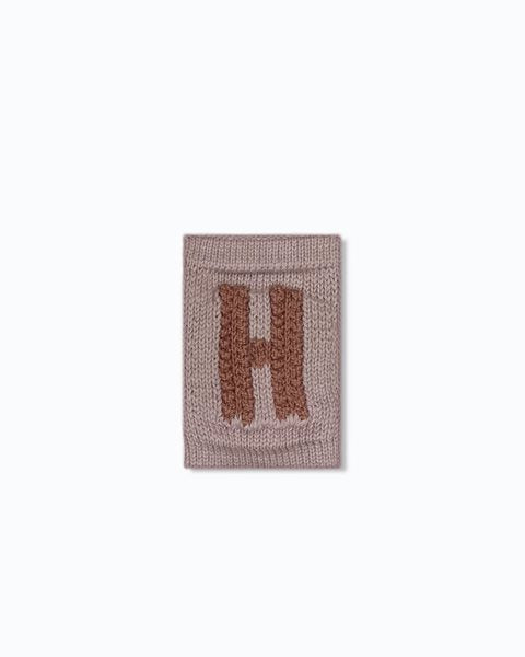 Gebreide Buchstaben-Wimpel A-M - Knitted Letters - Rosatöne - SmallStuff