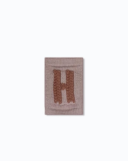 Gebreide Buchstaben-Wimpel A-M - Knitted Letters - Rosatöne - SmallStuff
