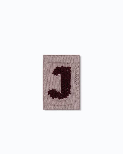 Gebreide Buchstaben-Wimpel A-M - Knitted Letters - Rosatöne - SmallStuff