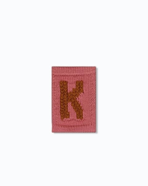 Gebreide Buchstaben-Wimpel A-M - Knitted Letters - Rosatöne - SmallStuff