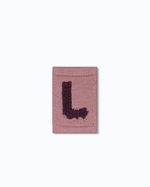 Gebreide Buchstaben-Wimpel A-M - Knitted Letters - Rosatöne - SmallStuff
