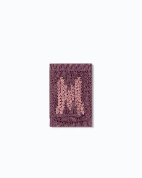 Gebreide Buchstaben-Wimpel A-M - Knitted Letters - Rosatöne - SmallStuff