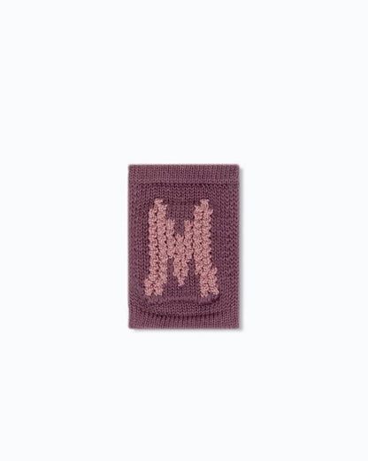 Gebreide Buchstaben-Wimpel A-M - Knitted Letters - Rosatöne - SmallStuff