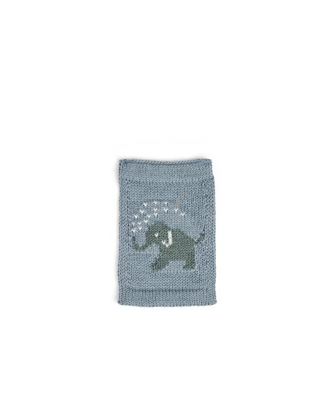 Gestrickte Figuren-Wimpelkette - Knitted Symbols - Blautöne - SmallStuff