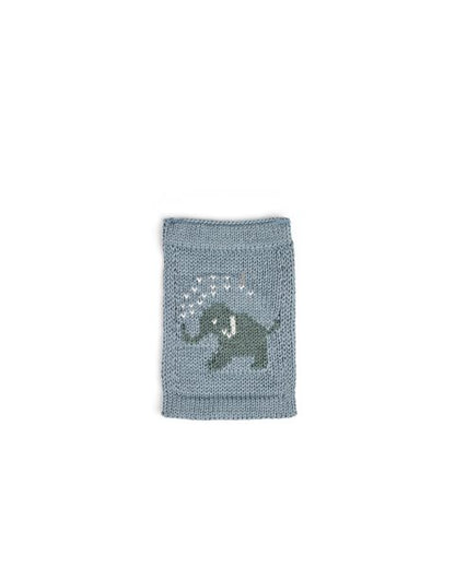 Gestrickte Figuren-Wimpelkette - Knitted Symbols - Blautöne - SmallStuff