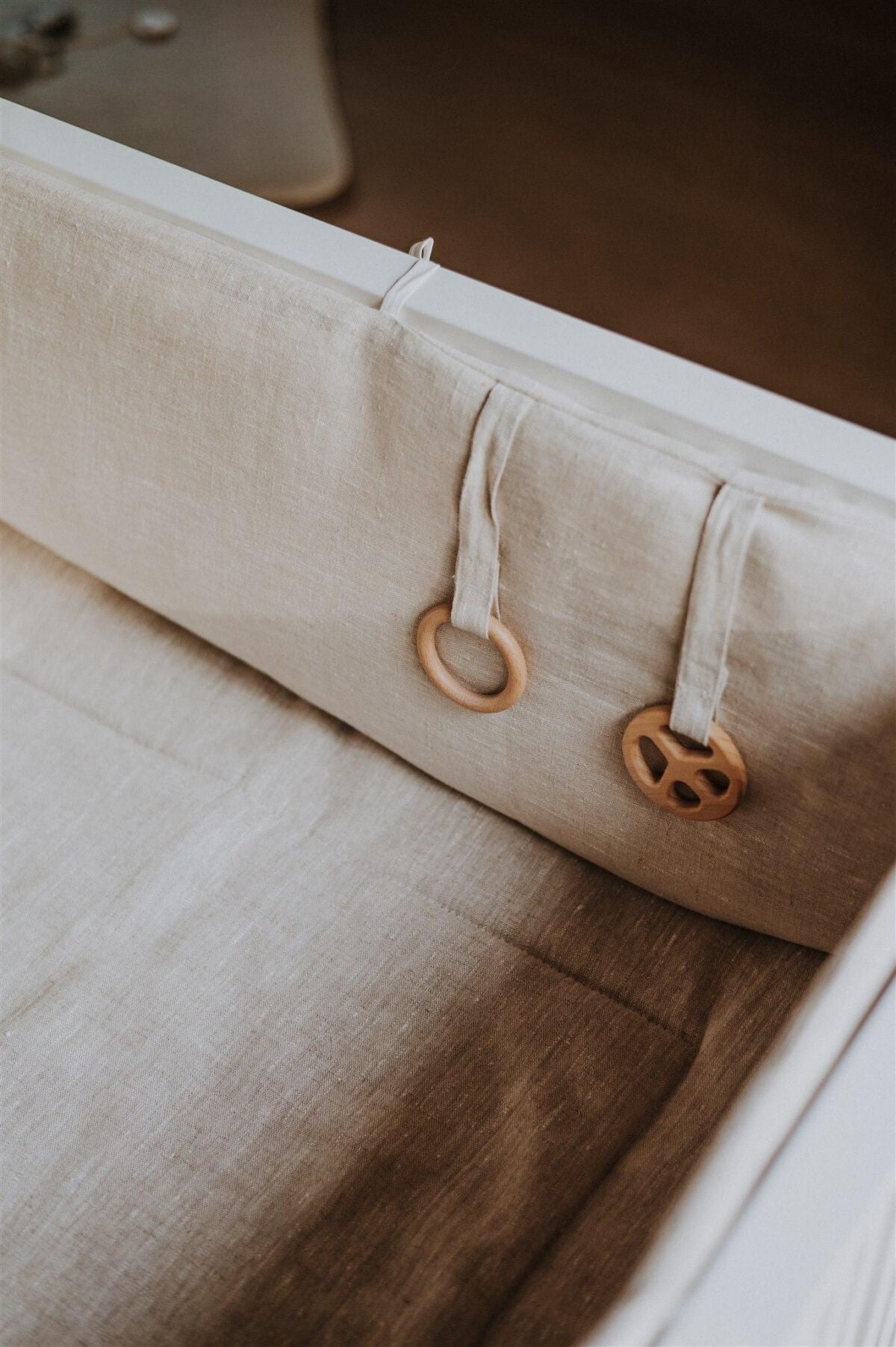 Boxligger - Naturel Linnen - Box/Speelkleed - Quax - productfoto - afbeelding 3