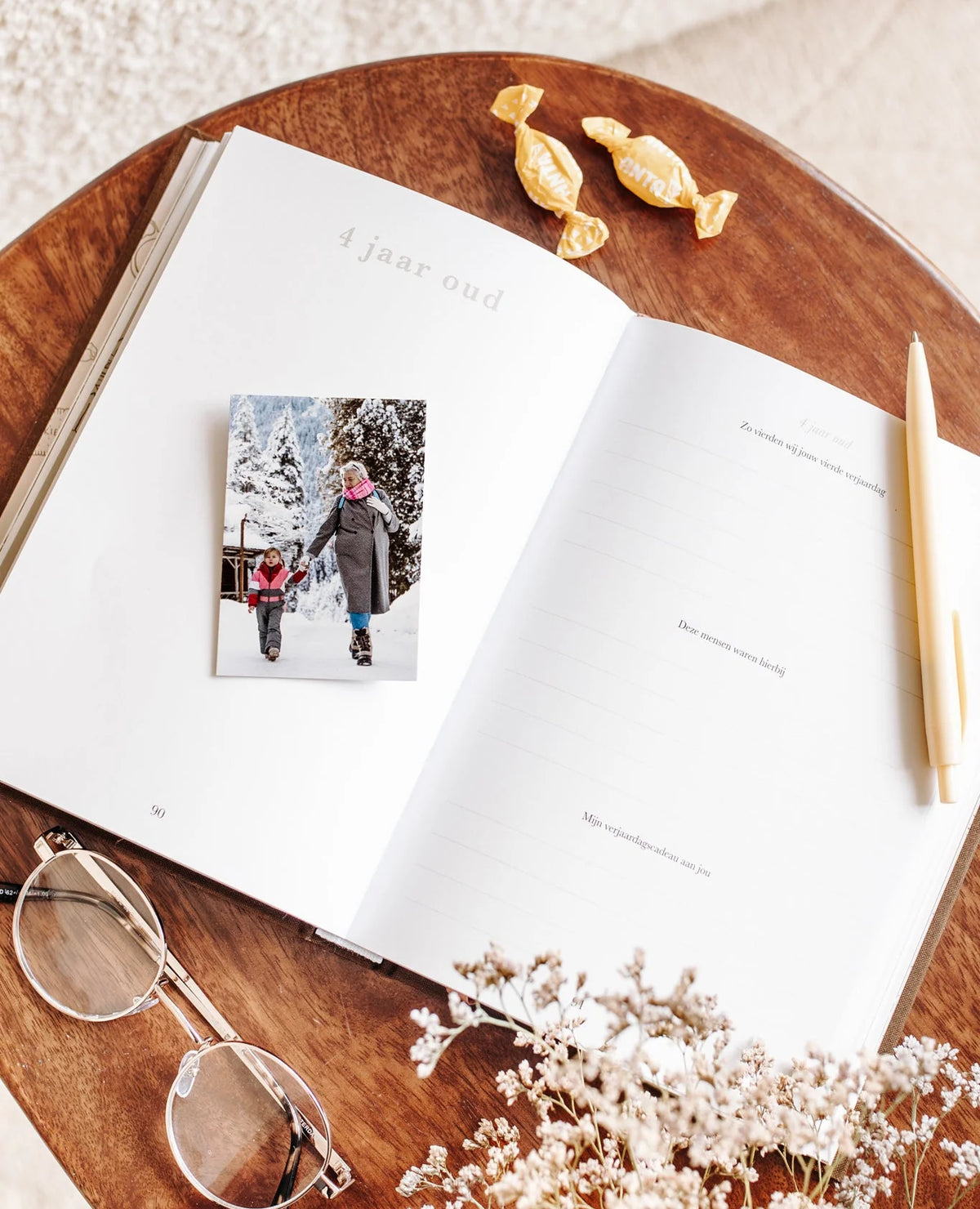 Sinds jij mijn kleinkind bent – Livre à remplir pour grands-parents avec souvenirs et leçons de vie sur 10 ans – Birth Lines