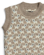 Knitted spencer dogs - Nature Melange Dogs – 100% merino wool - SmallStuff