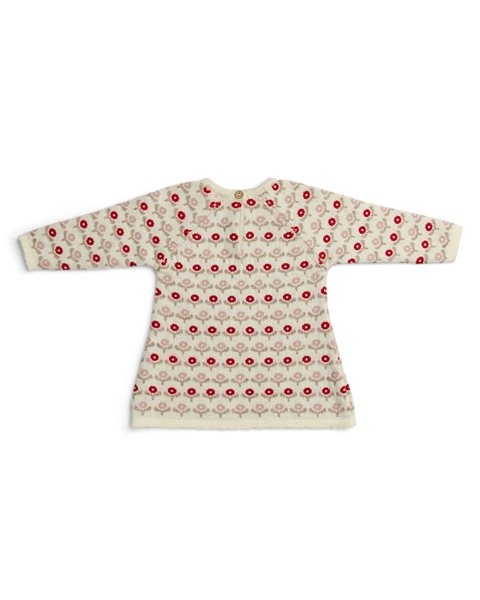 Knitted dress flowers - Flower Garden – 100% merino wool - SmallStuff