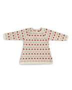 Knitted dress flowers - Flower Garden – 100% merino wool - SmallStuff