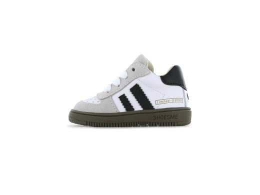 ExtremeFlex® sneaker – Wit/Zwart – Leer & suède – Shoesme
