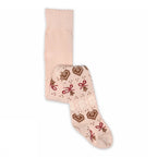 Chrissy Tights – Rose Dust – Cotton kids' tights – Christmas pattern – MP Denmark