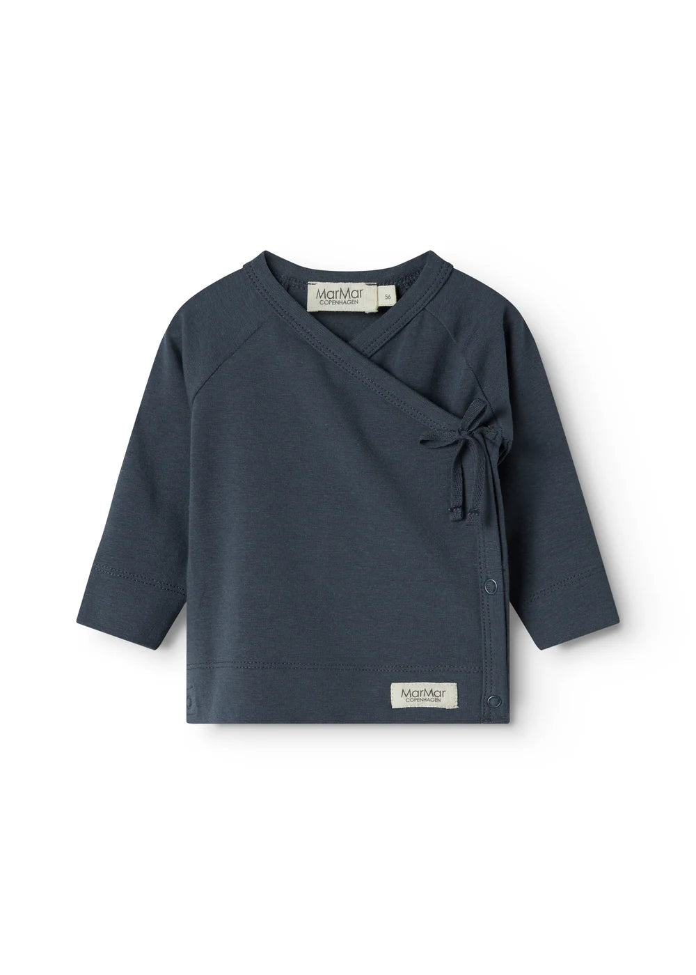 Overslag vestje Tut Wrap LS - biologisch katoen en modal - MarMar Copenhagen - productfoto - afbeelding 3