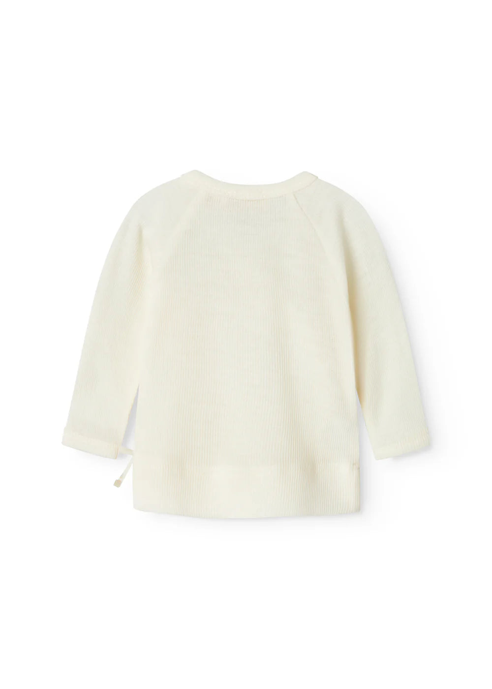 Overslag vestje - Tut Wrap LS Wool Rib - 100% merinowol - MarMar Copenhagen - productfoto - afbeelding 4