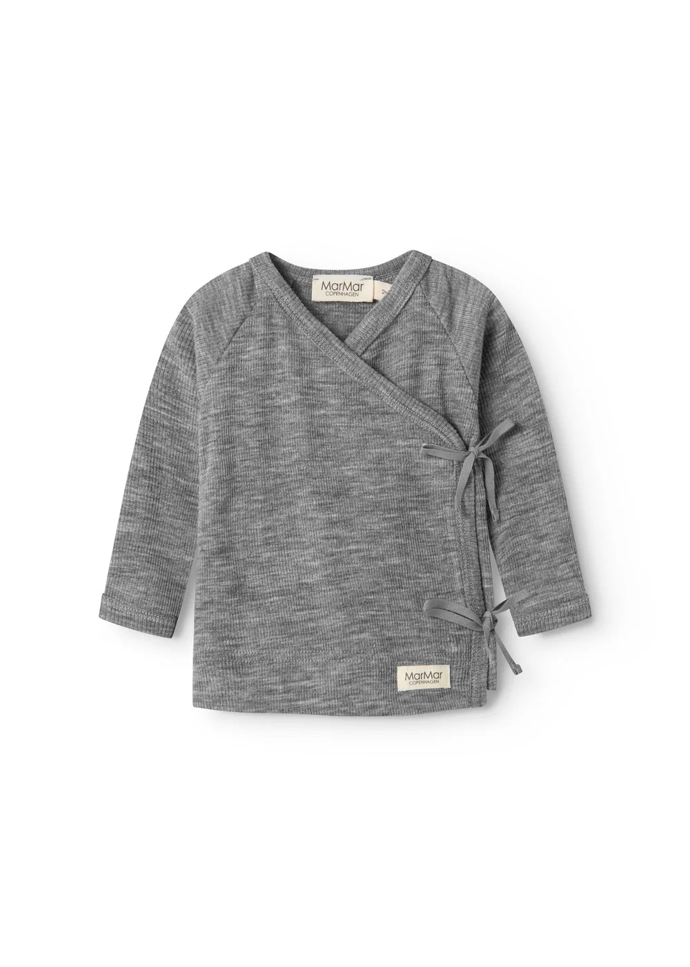 MarMar Copenhagen - Tut Wrap Wool Rib Top - Wickeljäckchen - 100 % Merinowolle