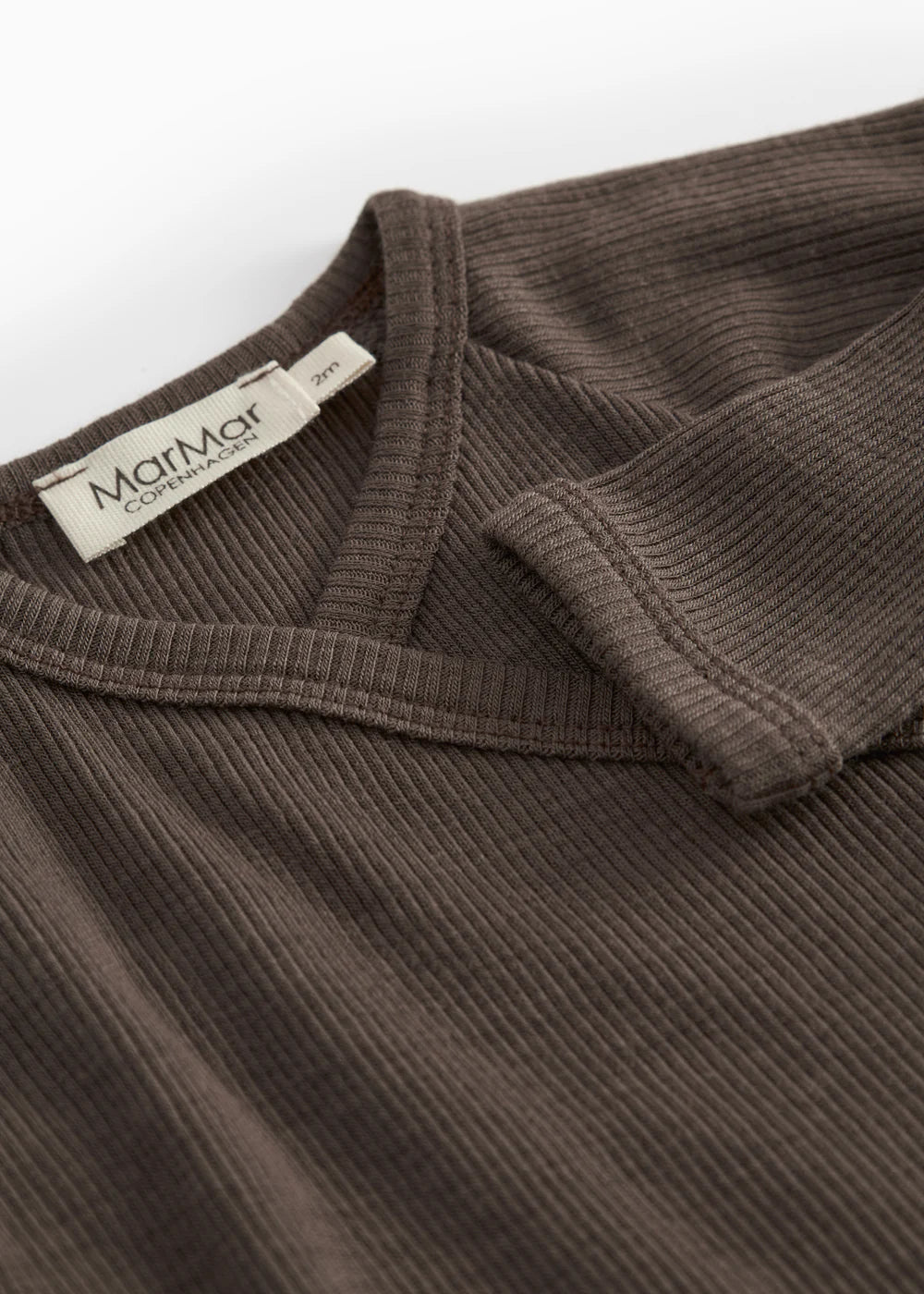 Overslag vestje - Tut Wrap LS Wool Rib - 100% merinowol - MarMar Copenhagen - voorkant - afbeelding 5