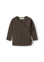 Overslag vestje - Tut Wrap LS Wool Rib - 100% merinowol - MarMar Copenhagen - productfoto - afbeelding 2