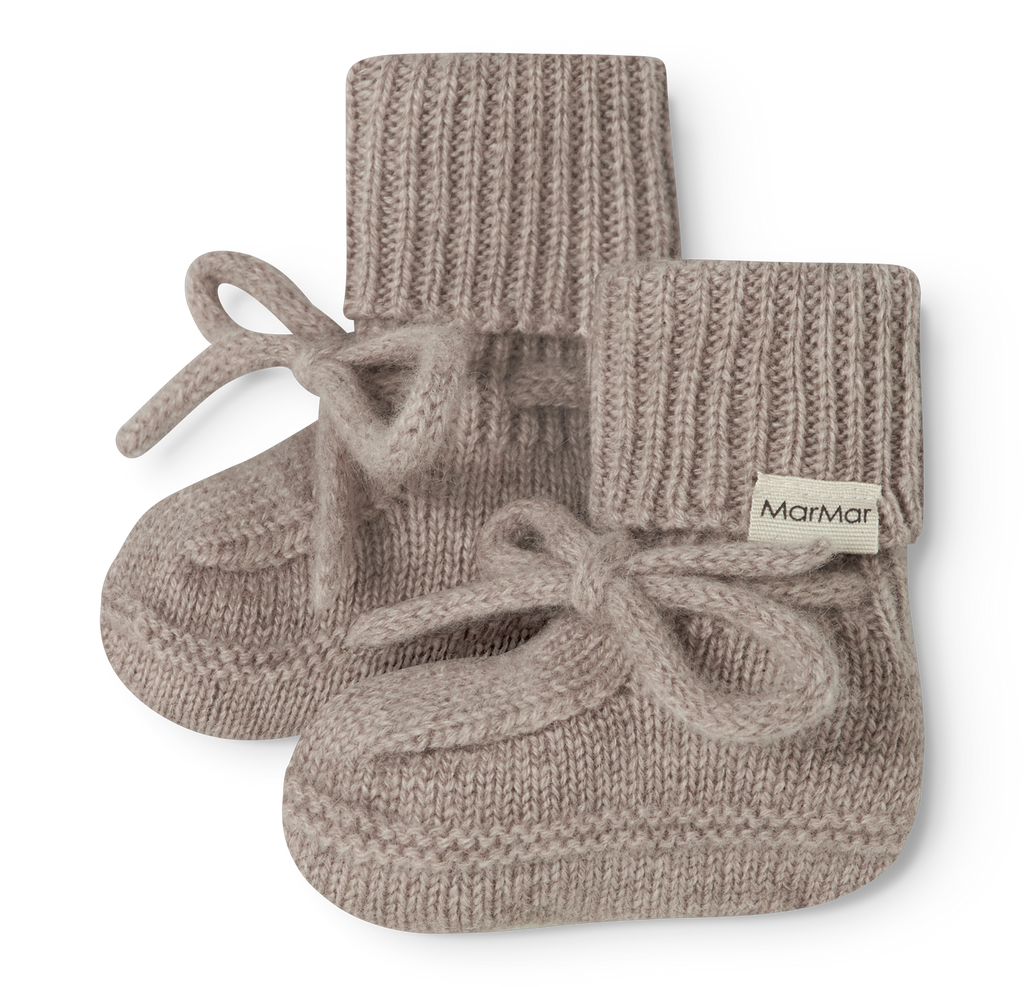 Cashmere babyslofjes – Abooties – Alpaca Melange – 100% cashmere – MarMar Copenhagen