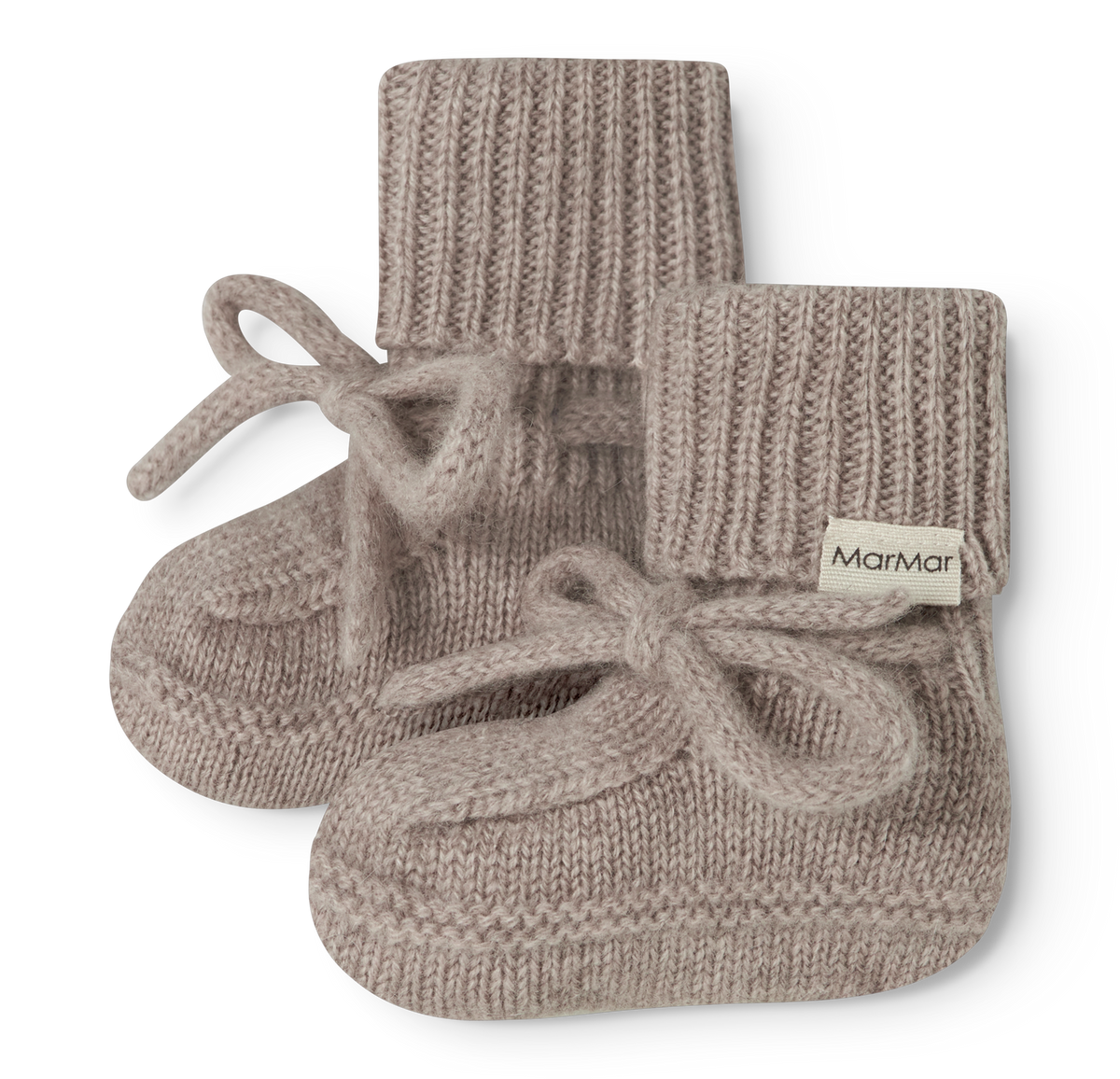 Cashmere babyslofjes – Abooties – Alpaca Melange – 100% cashmere – MarMar Copenhagen