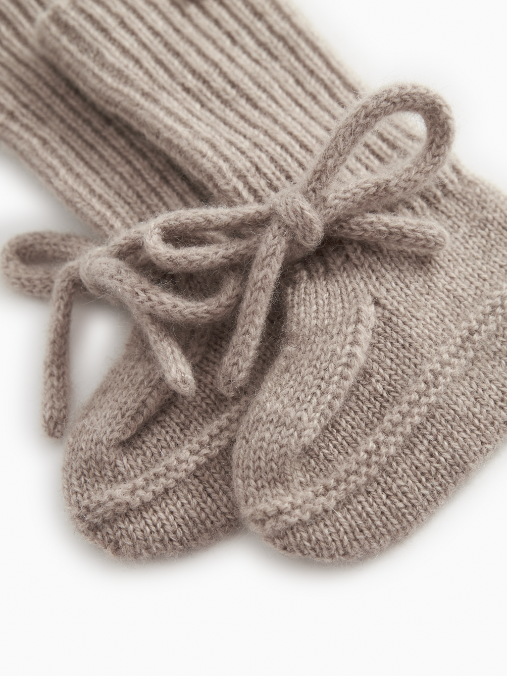 Cashmere babyslofjes – Abooties – Alpaca Melange – 100% cashmere – MarMar Copenhagen