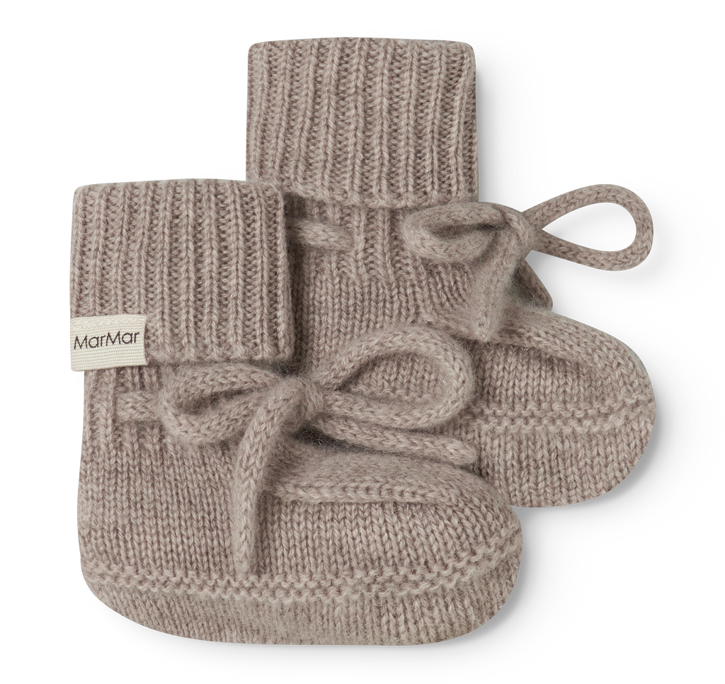 Cashmere babyslofjes – Abooties – Alpaca Melange – 100% cashmere – MarMar Copenhagen