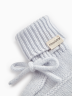 Cashmere slofjes – Abooties – Light Blue Melange – 100% cashmere – MarMar Copenhagen