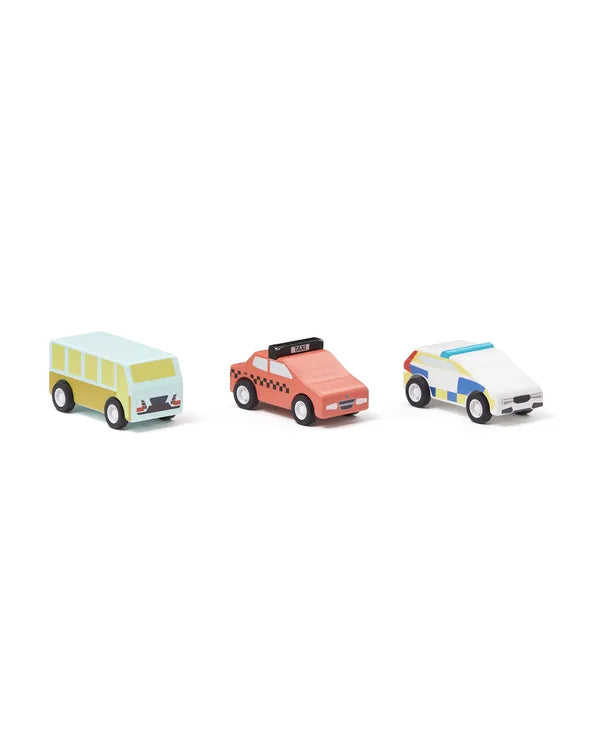 Pull Back Cars - 3-piece Set - Cars - Kid's Concept