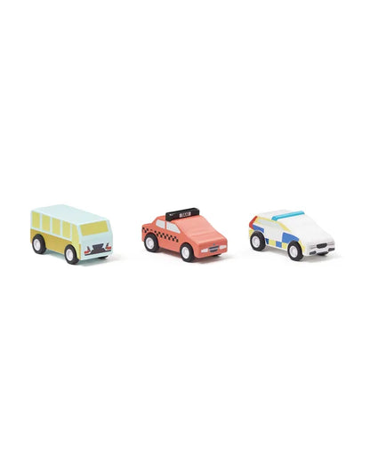 Pull Back Cars - 3-delige Set - Auto's - Kid's Concept