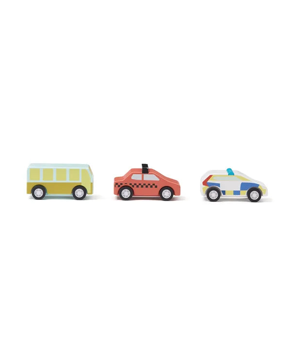 Pull Back Cars - 3-piece Set - Cars - Kid's Concept