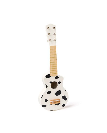 Houten Speelgoed gitaar - Koeienprint - Black White - FSC Gecertificeerd - Kid’s Concept