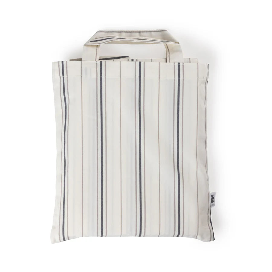 Bettwäsche-Set - Perkal Junior Bettwäsche (DK-Größe) - 100x140cm & 40x45cm - Cream Stripe