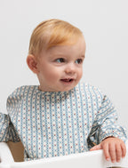 Slabbetje met lange mouwen - Apron LS - Katoen - Floral stripe - MarMar Copenhagen - productfoto - afbeelding 4