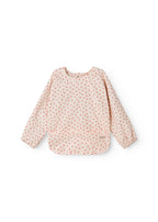 Slabbetje met lange mouwen - Apron LS - Katoen - Happy Hearts/Hartjes - MarMar Copenhagen - productfoto