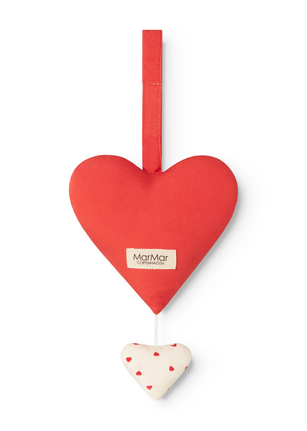 Muziekmobiel Hartje - Music Mobile Heart - Cotton Percale Home - MarMar Copenhagen - productfoto