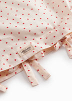 Bed Linen – Scallop Junior Happy Hearts – Organic Cotton – Junior Duvet Cover with Scalloped Edge – 100 × 140 cm – MarMar Copenhagen