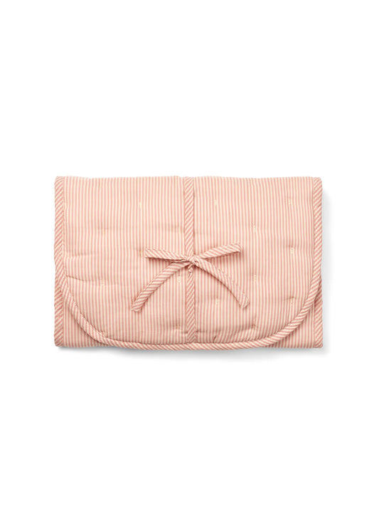 Changing Mat - Soft Cheek Stripe - Organic Cotton - MarMar Copenhagen