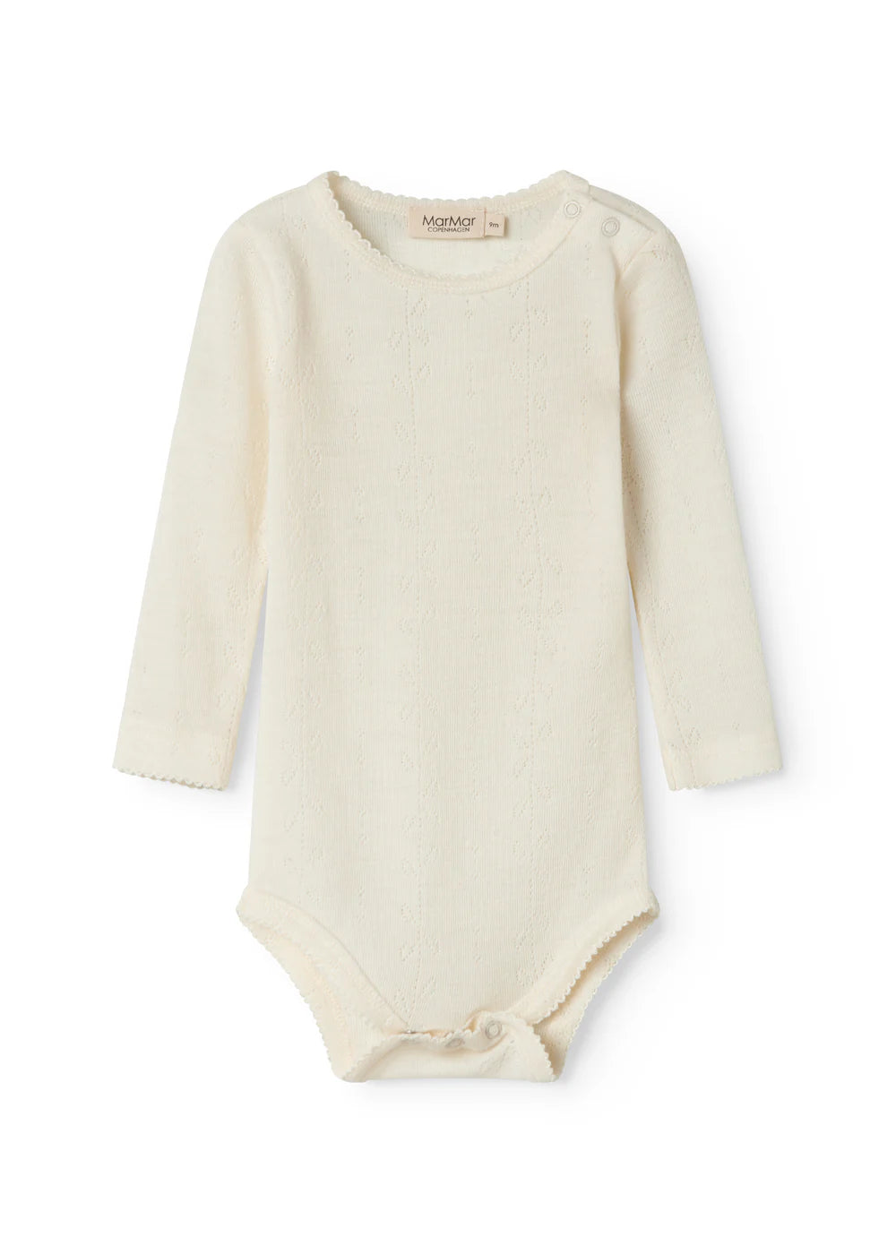 Romper Pointelle - 100% merinowol - Benedikte - MarMar Copenhagen - voorkant - afbeelding 4